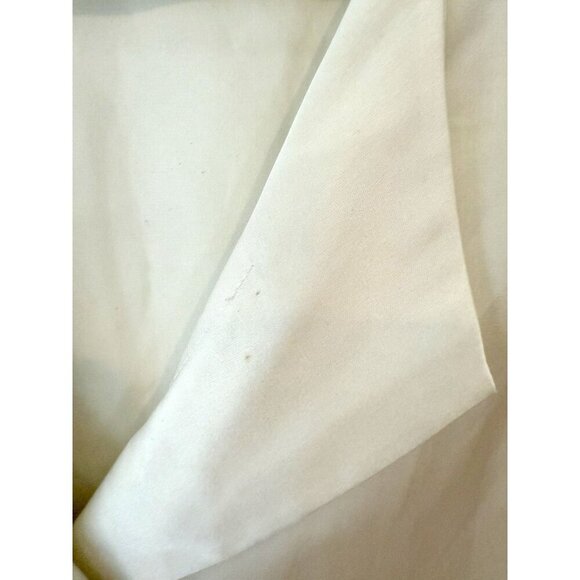 TAHARI PLEAT FRONT XS BLOUSE IN IVORY - Picture 5 of 10